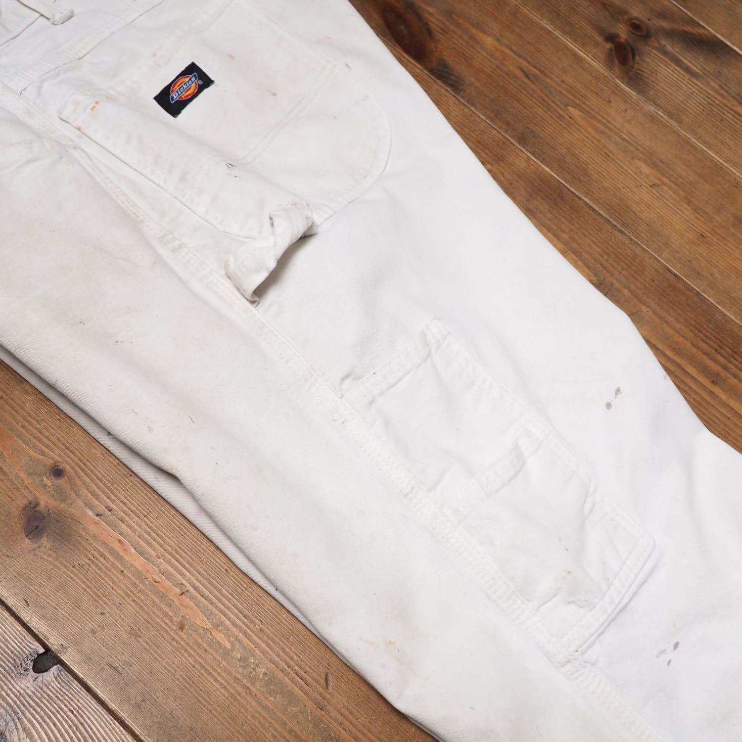 ディッキーズ dickies SHERWIN WILLIAMS ペンイターパンツ ペンキ ボロ 白 W36 L30