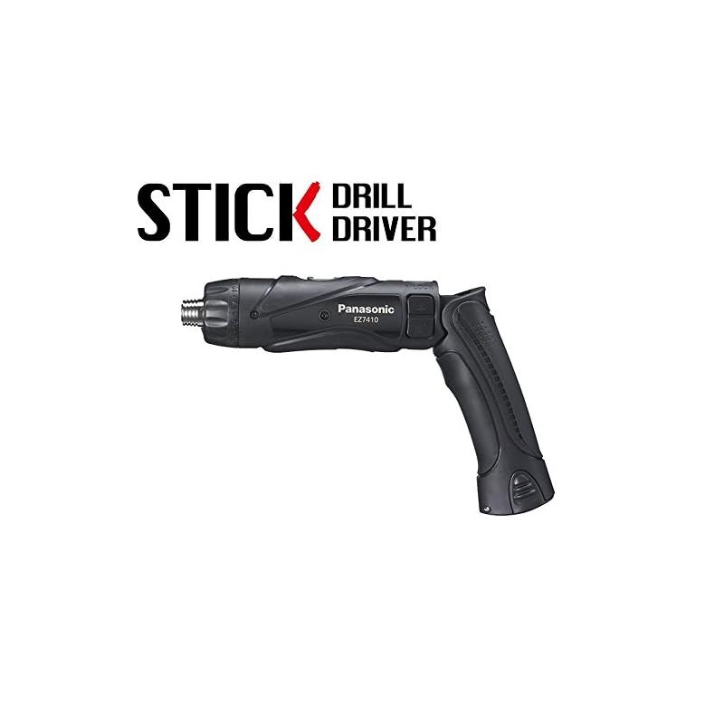パナソニック 充電スティックドリルドライバー 3.6V 1.5Ah 電池パック×2個|充電器|ケース付 高精度小型ドライバーM2.5~5 1.5Ah EZ7410LA2SB1 ブラック 0