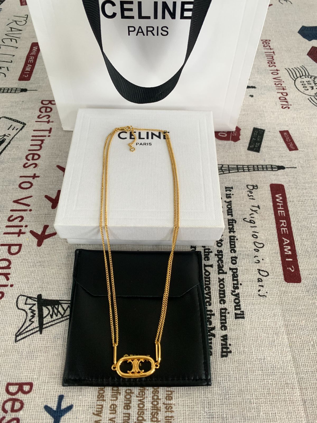 レア希少品☆国内配送【CELINE】マイヨン トリオンフ ネックレス 楽天市場】CELINE(セリーヌ) マイヨン トリオンフ ネックレス