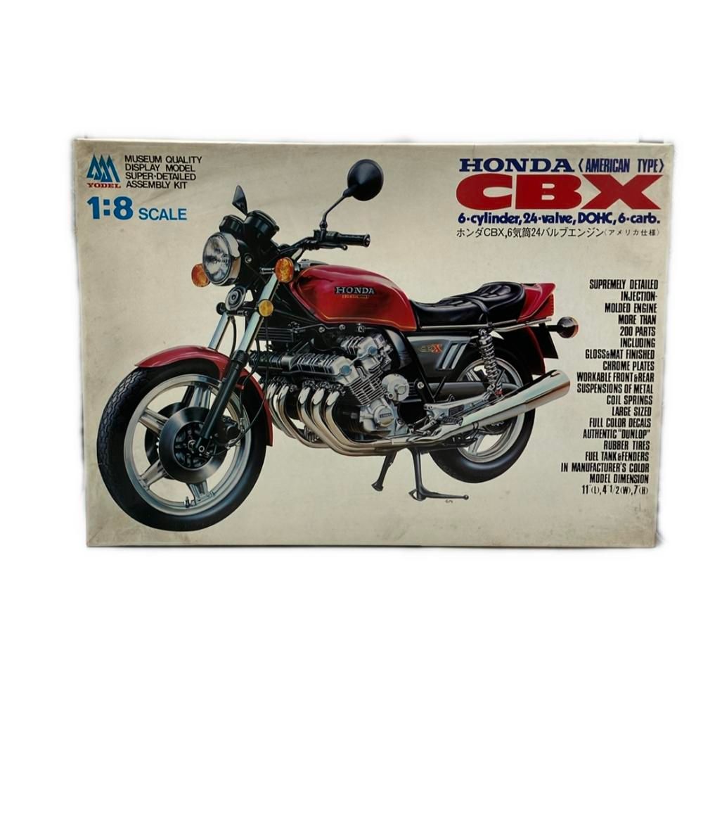 ヨーデル プラモデル ホンダCBX 6気筒24バルブエンジン(アメリカ仕様) 1/8 ヨーデル プラモデル ホンダCBX 6気筒24バルブエンジン(アメリカ