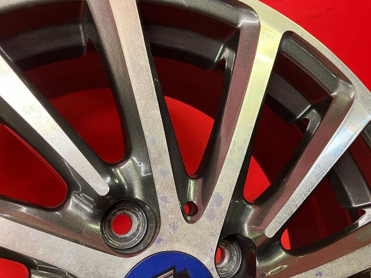 高品質、全国送料無料！ ホイール 16x6.0J 40 100-4H トヨタ アクア純正OP モデリスタ スピンエア 4本SET 【品質保証】