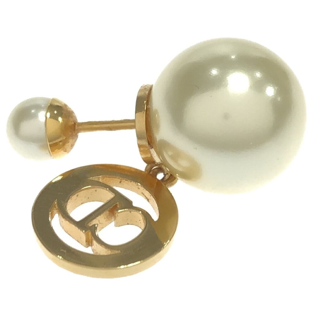 DIOR (ディオール) TRIBALES CDアイコン パール ピアス ゴールド