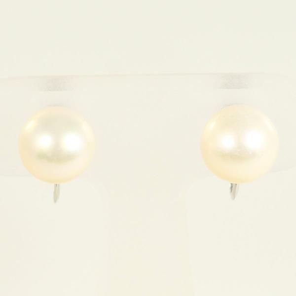 PT900 イヤリング clip-on earrings パール 真珠 総重量約3.4g