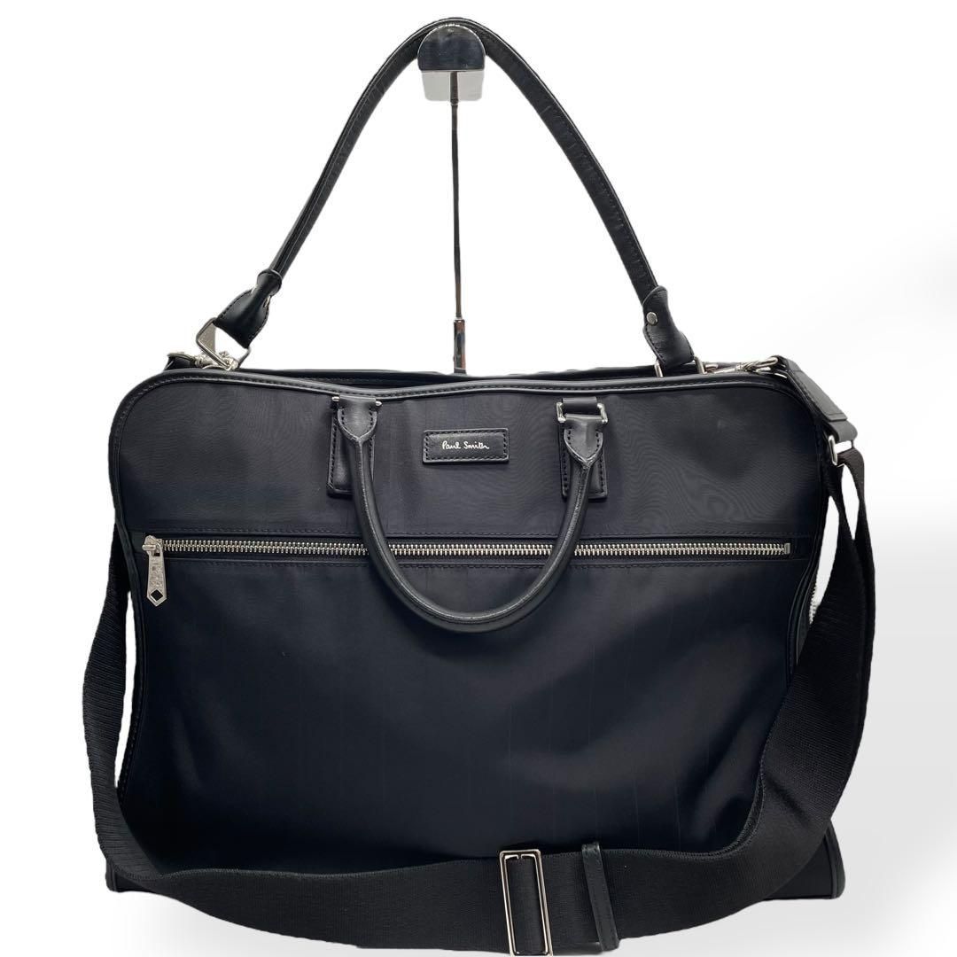極美品 Paul Smith 3way ブリーフケース ショルダーバッグ 黒 Paul