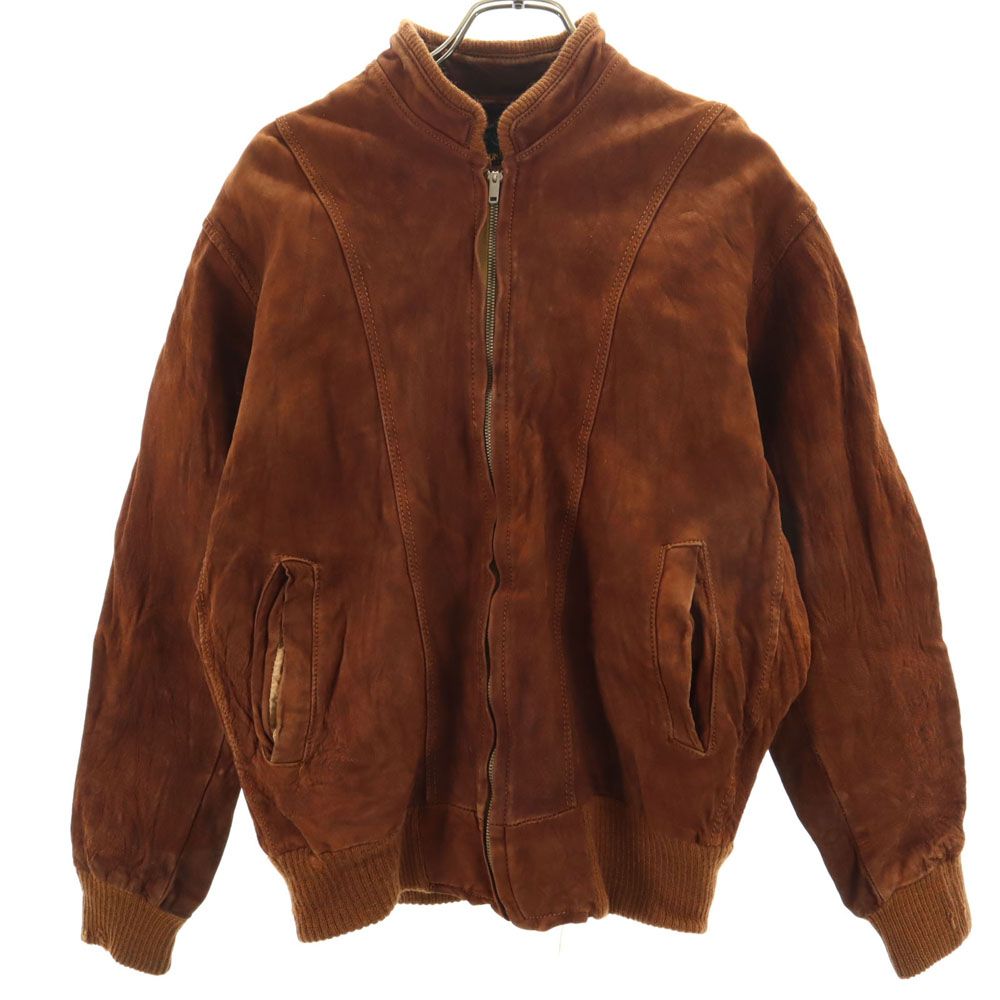 Anchor Jumper 80s 日本規格 ヴィンテージ レザージャケット LL ブラウン Anchor Jumper メンズ