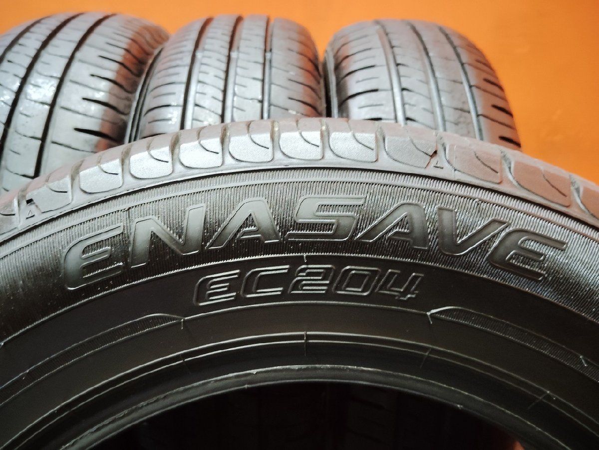 DUNLOP ENASAVE EC204 175/70R14 14インチ 夏タイヤ 4本 24年製 バリ溝
