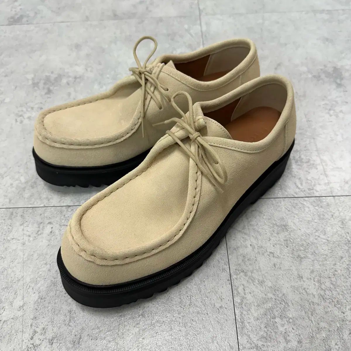 270 セカンドアトリエ 3300BS BEIGE スエード モックシューズ
