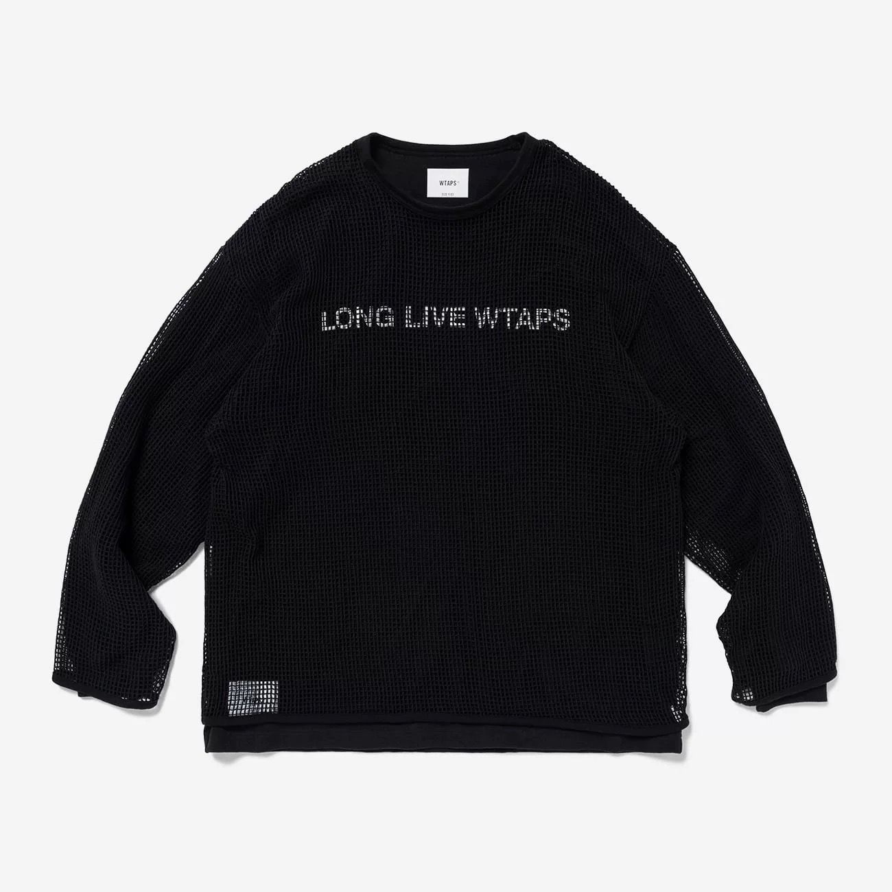 24ss WTAPSダブルタップス GHILL LS COTTON LLW BLACK ロングスリーブT 