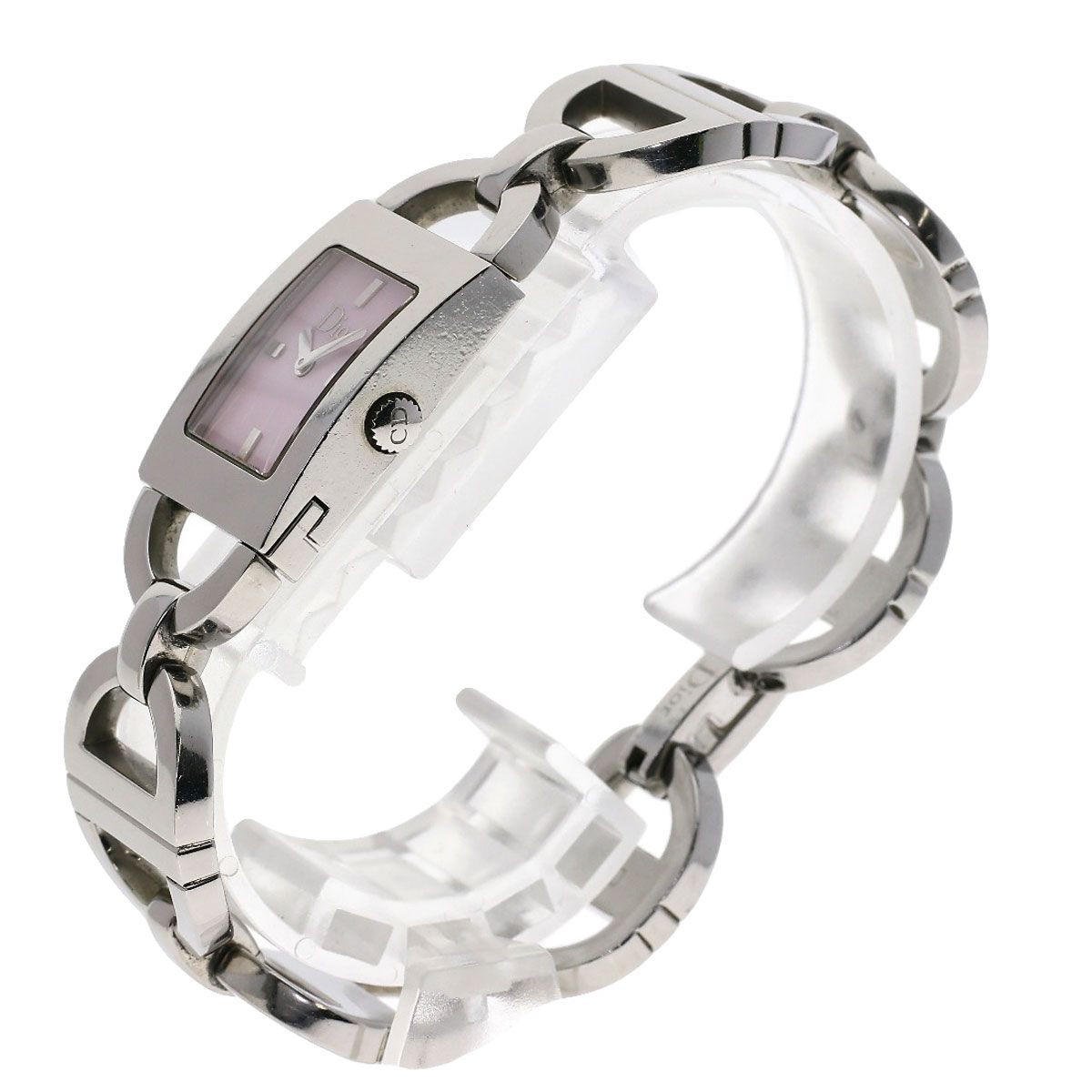 ✨美品・希少✨DIOR マリススクエア 腕時計 CDロゴブレス シルバー 美品】 DIOR マリス スクエア CDロゴブレス シルバー 腕時計 中古