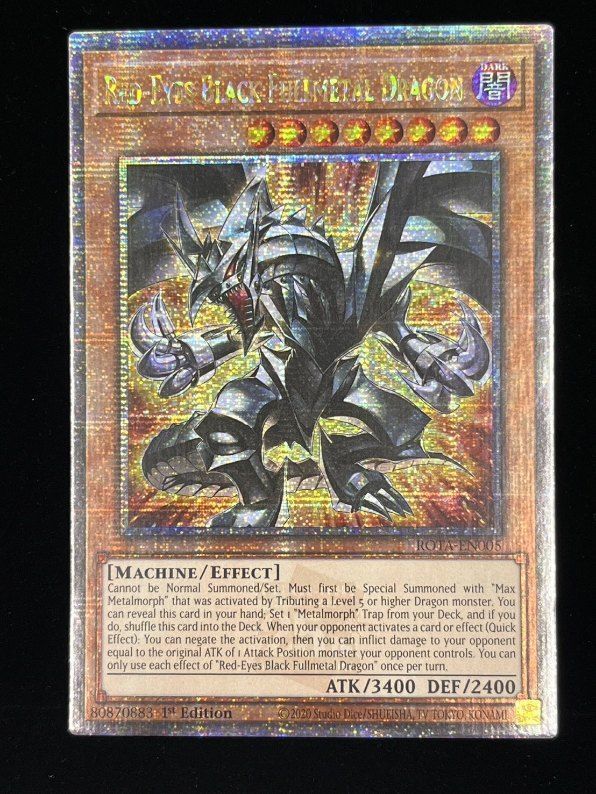 遊戯王 英語版 北米版 レッドアイズ・ブラックフルメタル