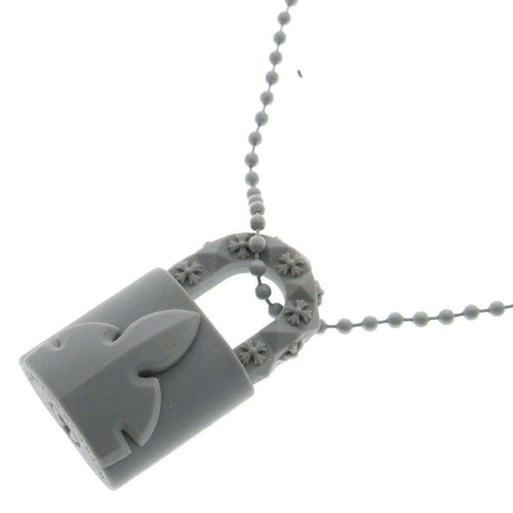 CHROME HEARTS クロムハーツ PADLOCK FLERKNEE SLCN パドロックフ ニー ラバーネックレス シリコン BCA295