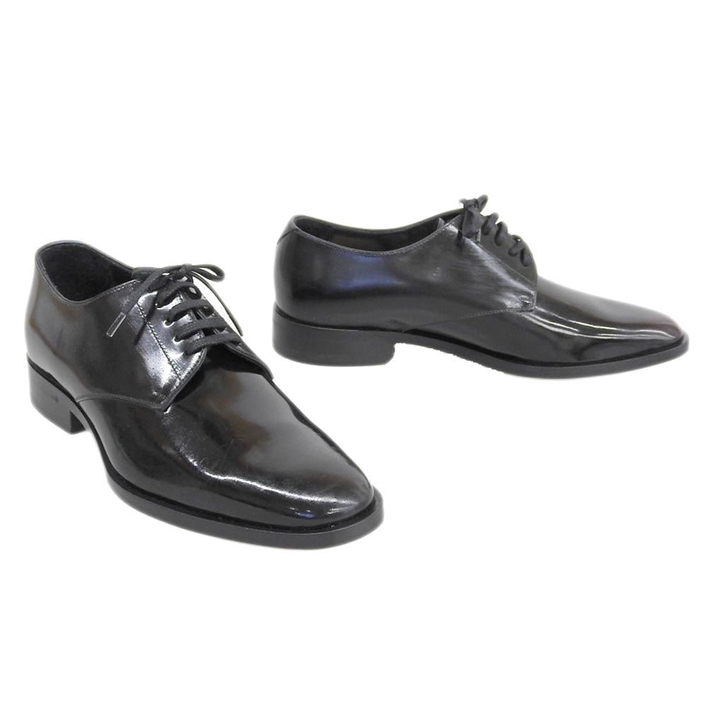 サンローランパリ SAINT LAURENT PARIS 511135 パテントレザー ドレスシューズ 36 1 2 レディース 黒 モンテーニュ ダービーシューズ
