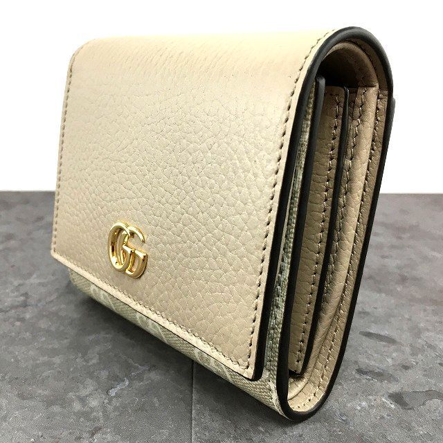 送料込み! 未使用品 GUCCI コンパクト財布 マーモント 187 187 送料込み! 未使用品 GUCCI コンパクトウォレット 598587