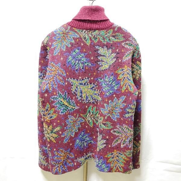 wnc ミッソーニ MISSONI セーター 42 ボルドー ニット タートルネック