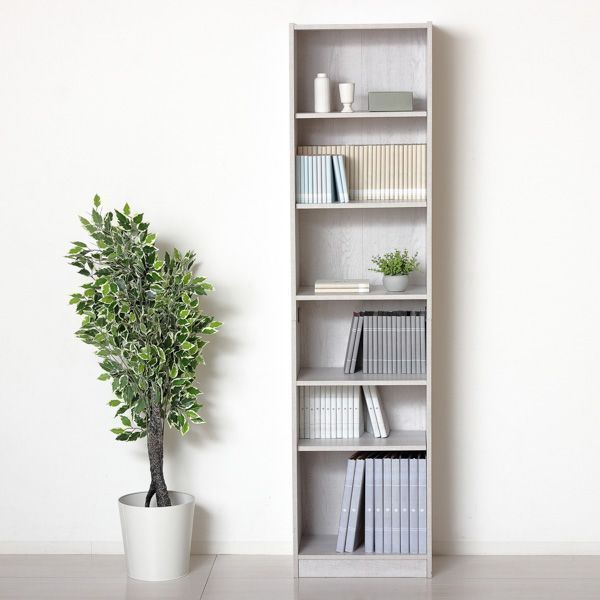 らくらく組立文庫本棚 約幅45cm ホワイト 組立式 MARWIL-DEMENAGEMENTS_CH