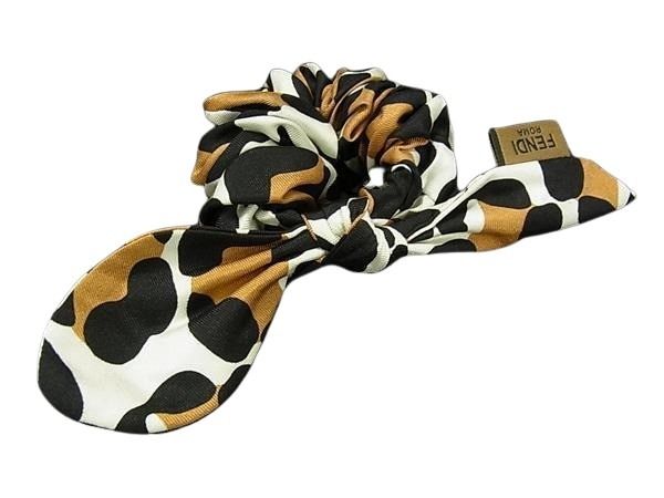 フェンディ FENDI ペカン バレッタ 髪留め ◎正規品美品 FENDI