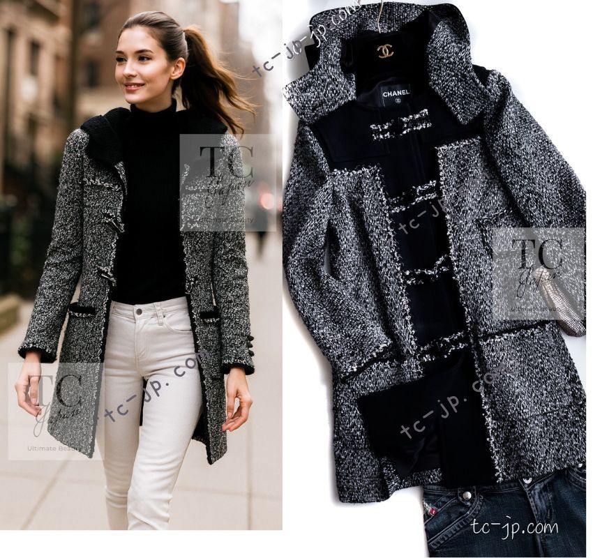 CHANEL コート 楽天市場】[中古] 139万 シャネル ジャケット コート CHANEL
