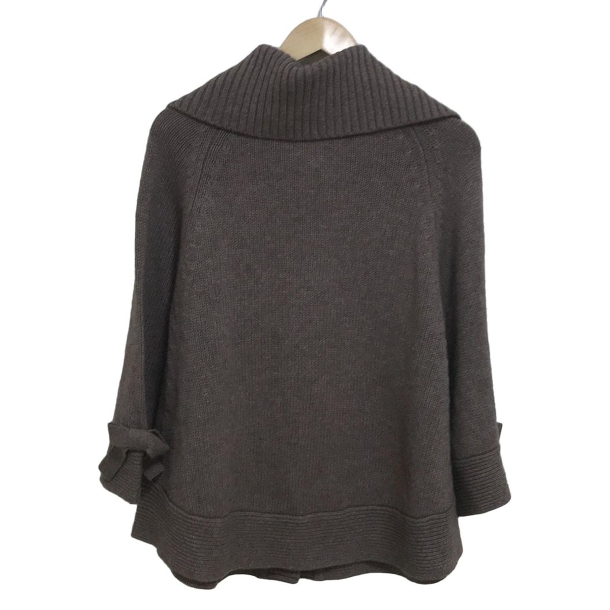 TO BE CHIC トゥービーシック コート サイズ2 M レディース - ブラウン×黒 長袖 ニット ラビット ラパン リボン 春 秋