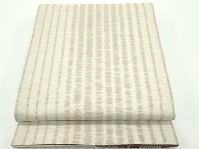 平和屋着物 上 こむさでもーど COMME CA DU MODE 両面 六通柄袋帯 市松花文 やまと誂製 CZAA3925s5