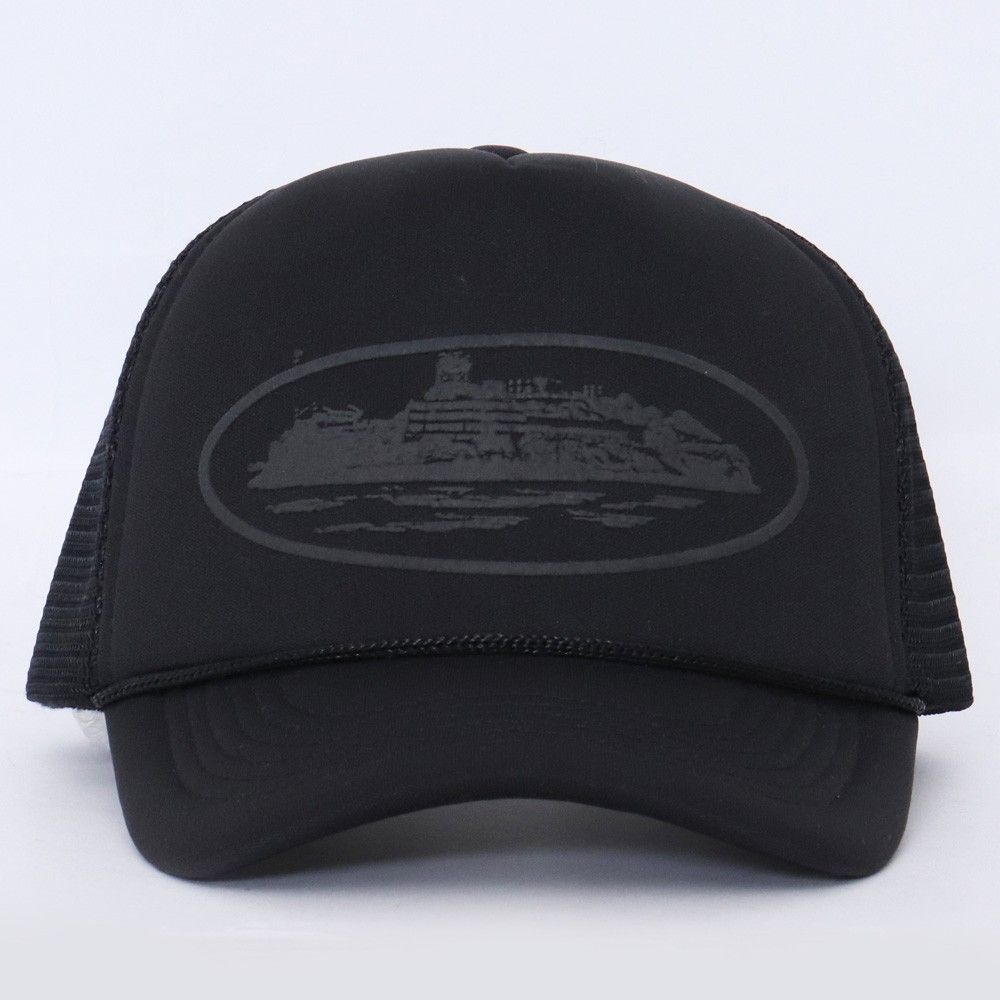 CORTEIZ Alcatraz Premium Puff Print Trucker Hat ブラック