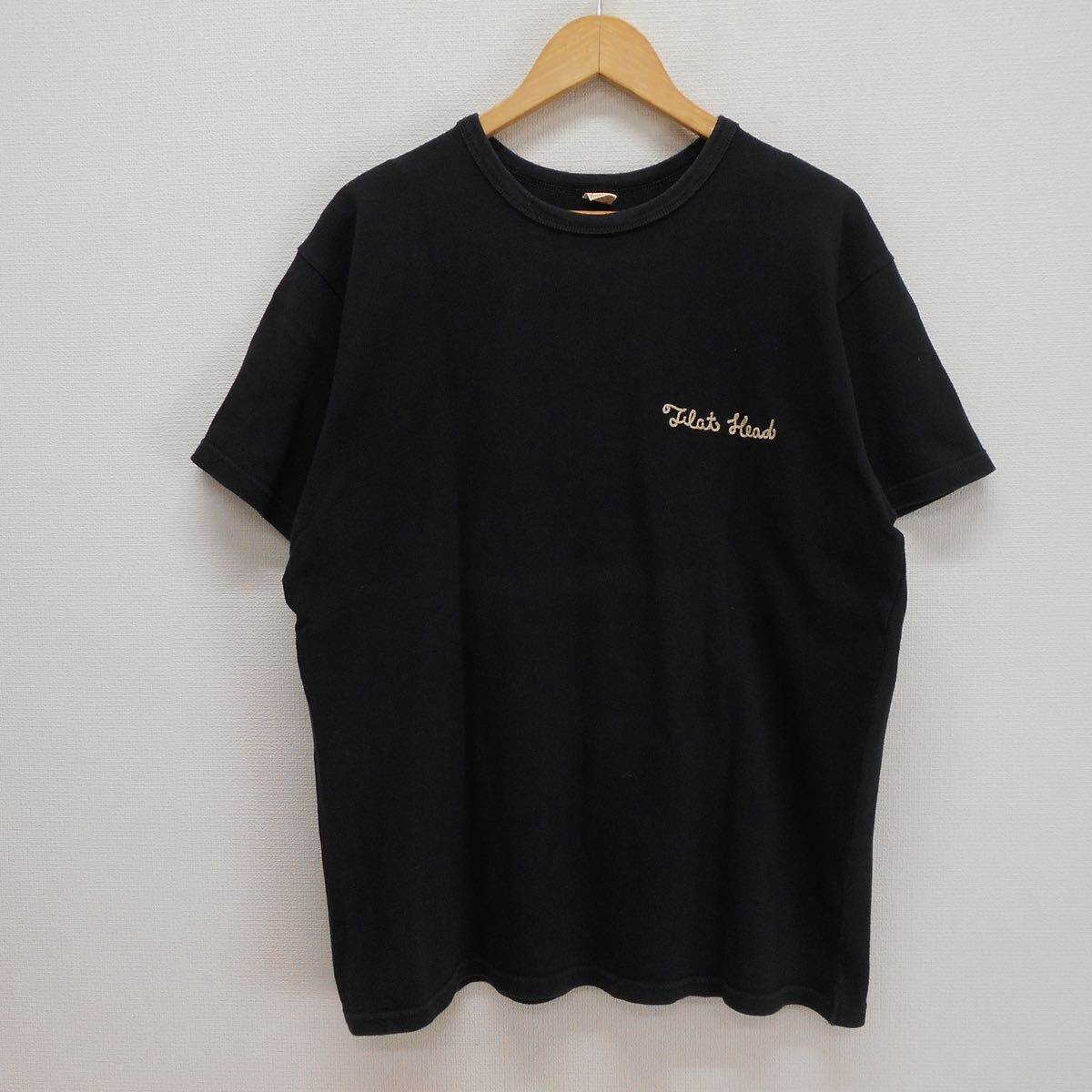 THE FLAT HEAD フラットヘッド 刺繍 スカ Tシャツ 半袖 40 10117853 