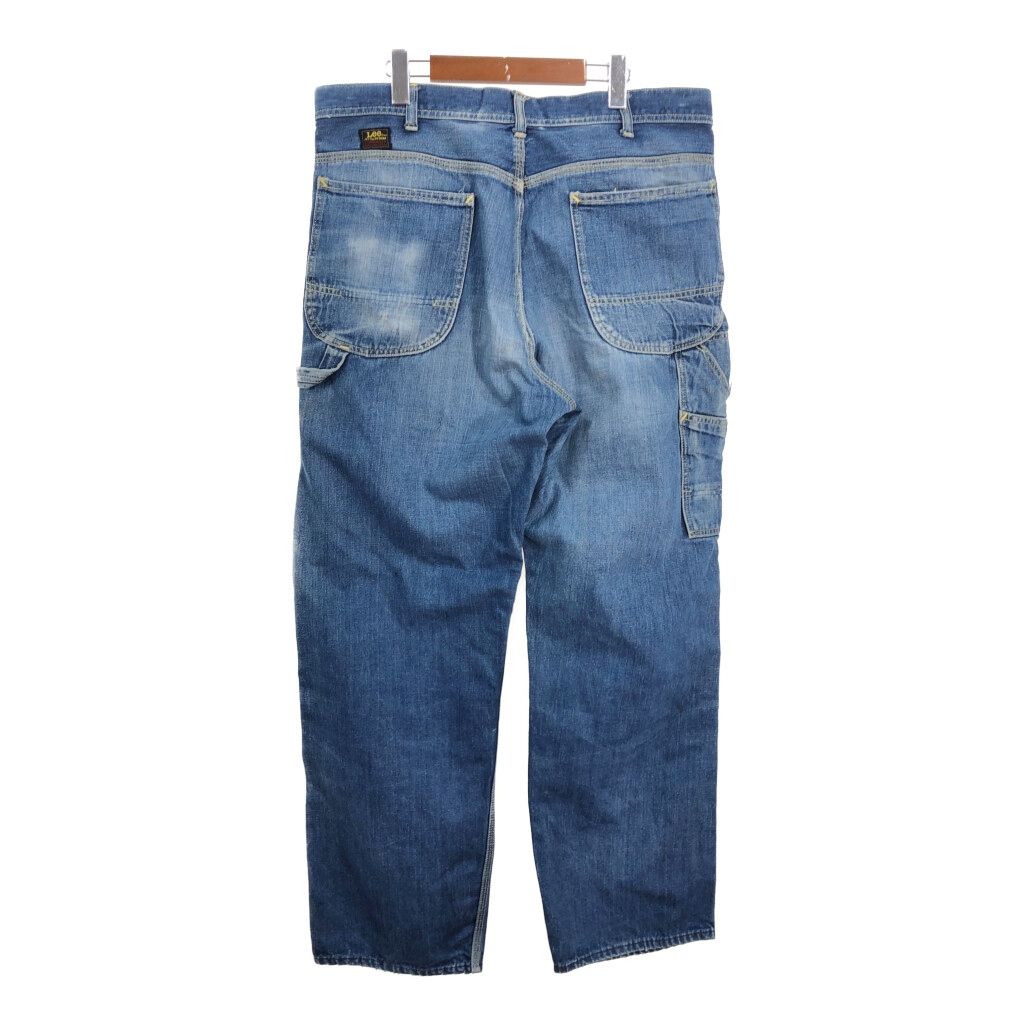 80s Lee ペインターパンツ デニム USA製 ヴィンテージ 80s USA製 vintage Lee コットン ペインターパンツ メンズ ~XS
