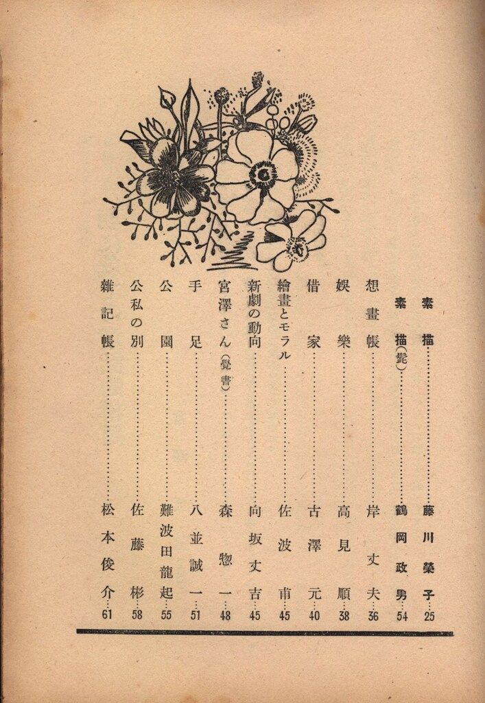 松本俊介 編 雑記帳 1936年 創刊号