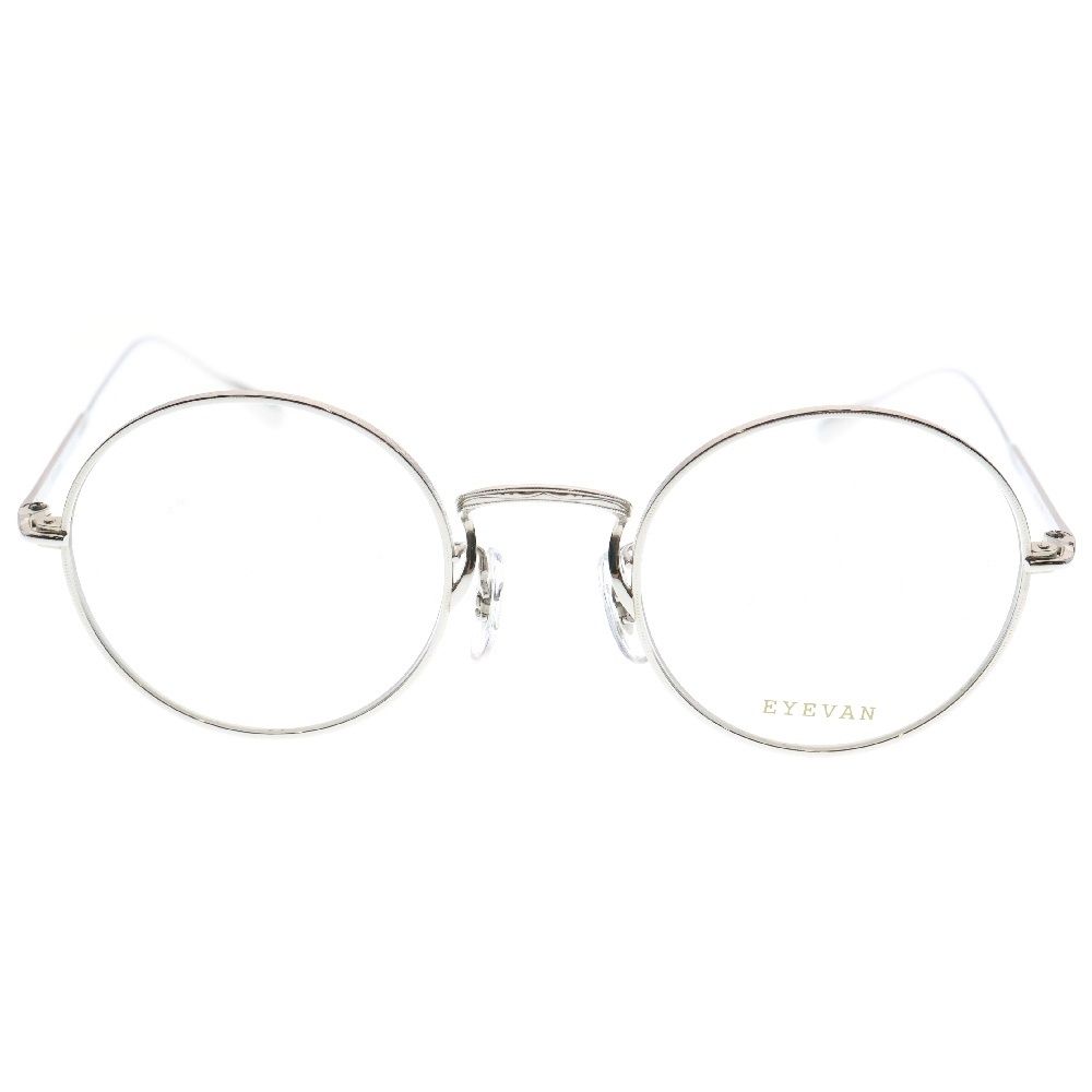 EYEVAN アイヴァン MERCED メルセド サークルレンズ メタルフレーム アイウェア 眼鏡 シルバー