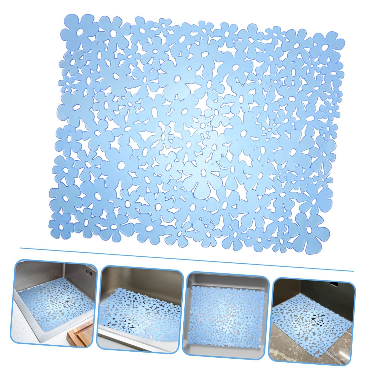 耐熱 排水 マット キッチン 保護マット 調理台 乾燥マット テーブルマット 滑り止め パッド シンク 断熱マット シリコン シンクマット BESTOYARD