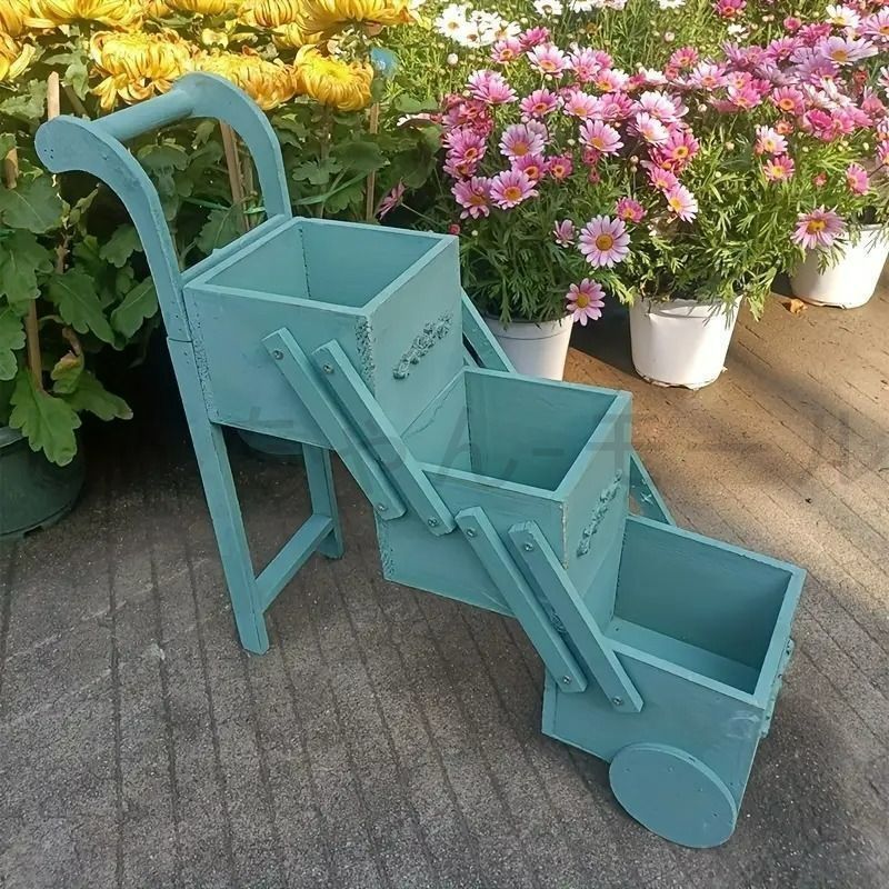 木製シェルフ3段 Vintage ベビープランター ベビーナーサリー 50sｰ60s Vintage Baby Planter/ビンテージベビープランター