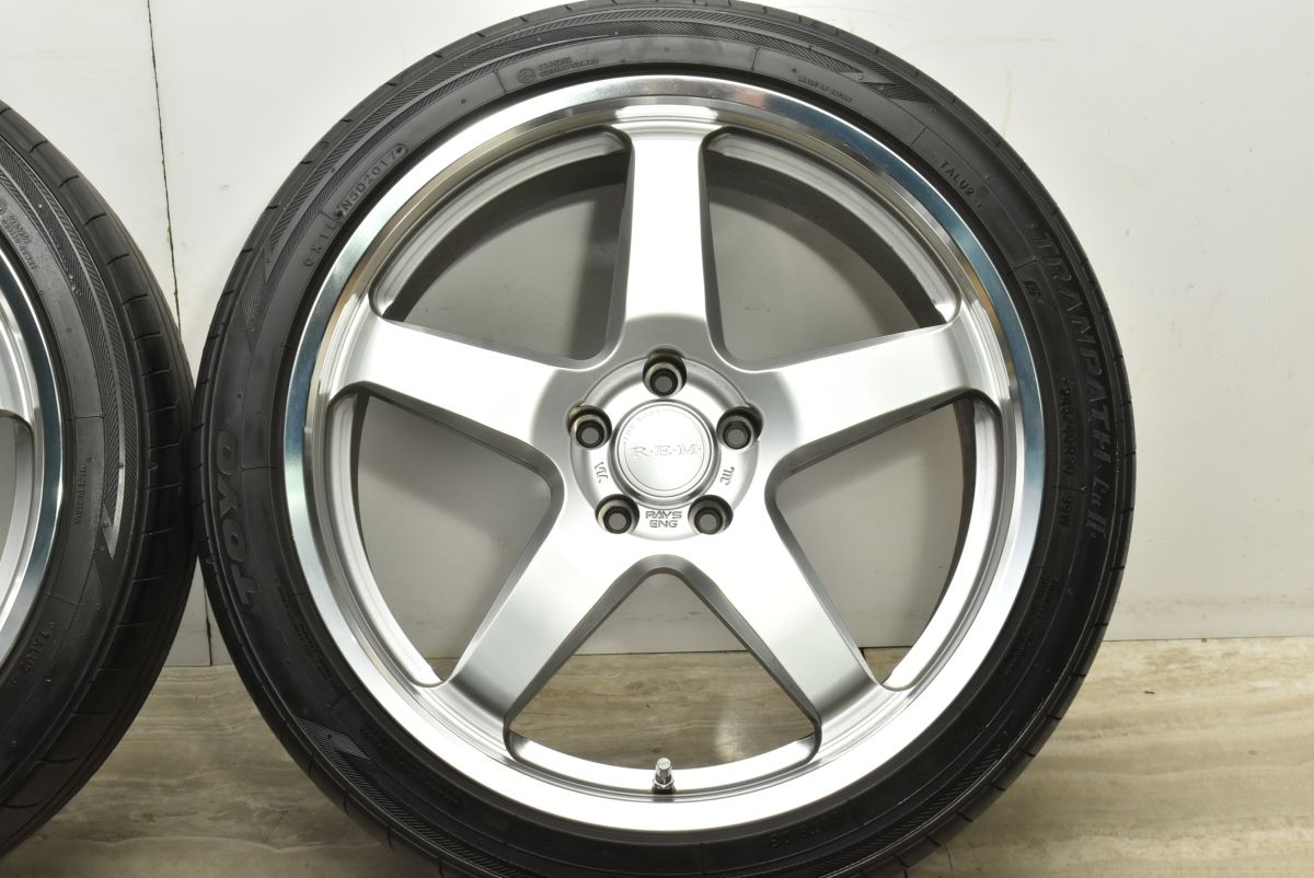 美品】RAYS REM ROGA 20in 8.5J +35 PCD114.3 245/40R20 20 30 ヴェル 