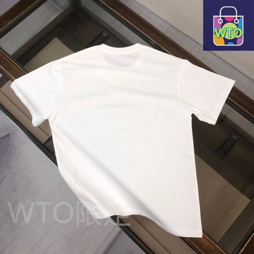 LOEWE直営店白いコットンのクルーネックTシャツ LOEWE】ロエベ 人気 スリムフィット Tシャツ コットン (LOEWE/T