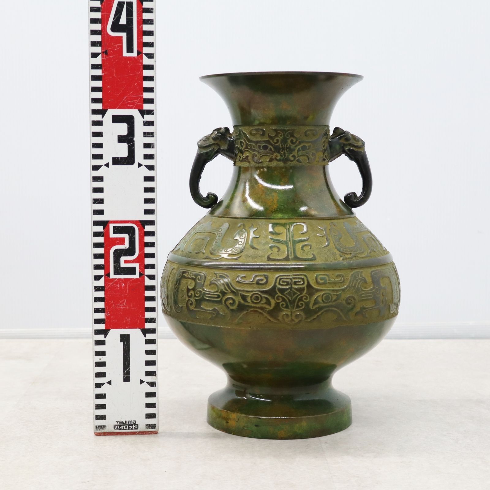 古美術 骨董 青銅花瓶 花瓶 花器｜銅器 碧嶺｜ 古美術 骨董 青銅花瓶 花瓶 花器｜銅器 碧嶺｜