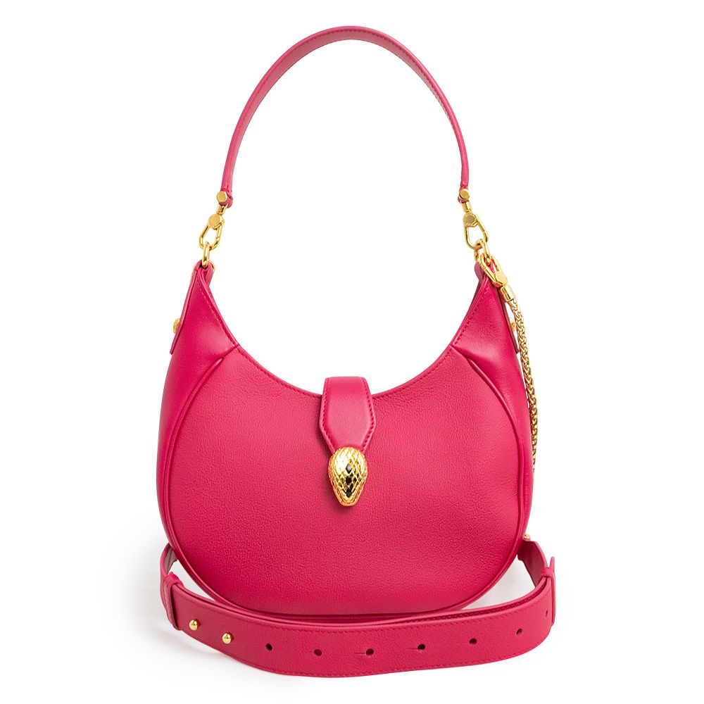 ブルガリ セルペンティ エリプス 2Way ショルダー ハンドバッグ 斜め  