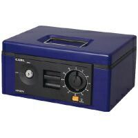 キャッシュボックス CB-8570-B ブルー A5 カール事務器