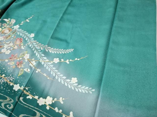 平和屋着物○訪問着 辻が花 暈し染め 金銀彩 正絹 逸品 CAAU1784yc