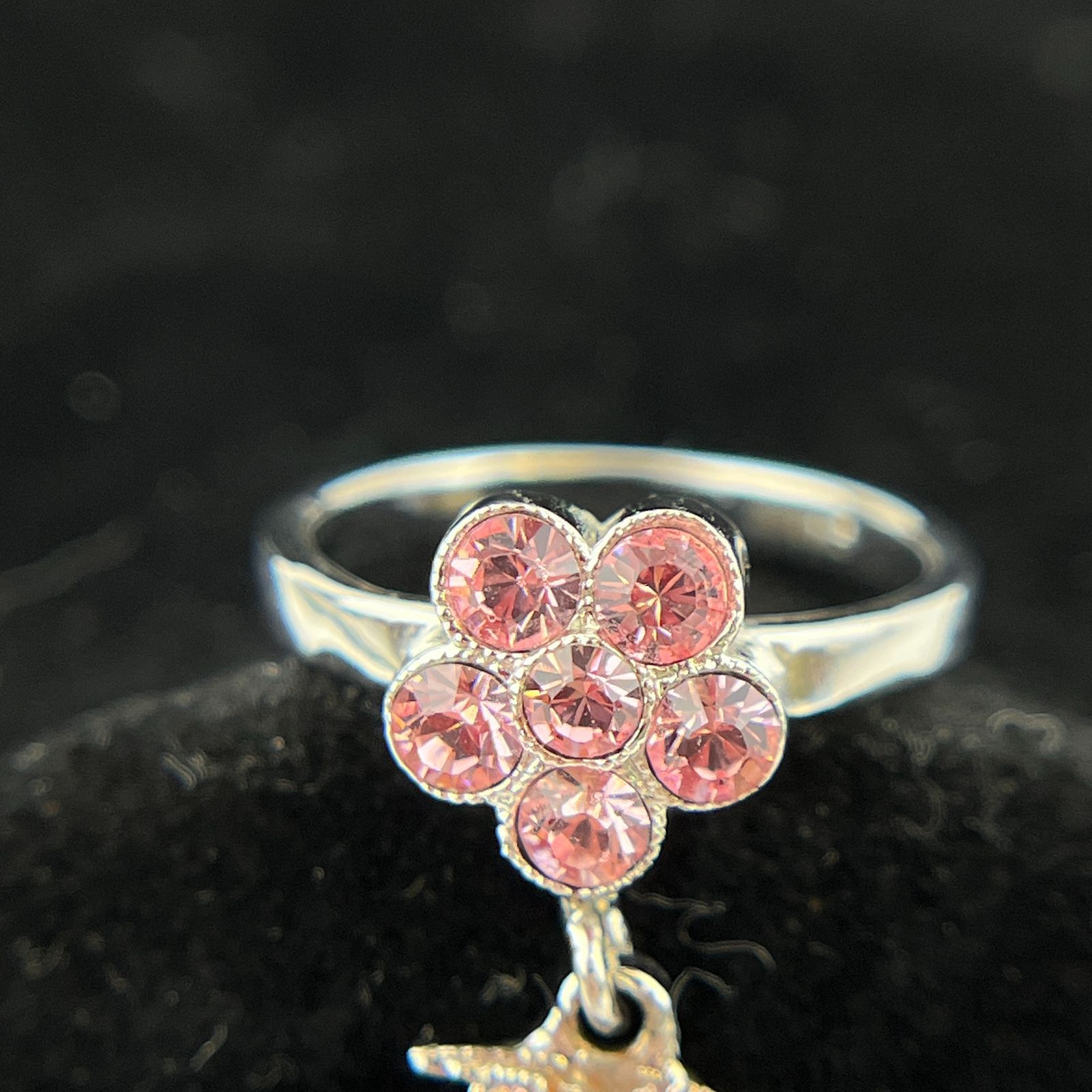 Dior ピンク ディオール 花の指輪 11.5号・希少ディオール レディース