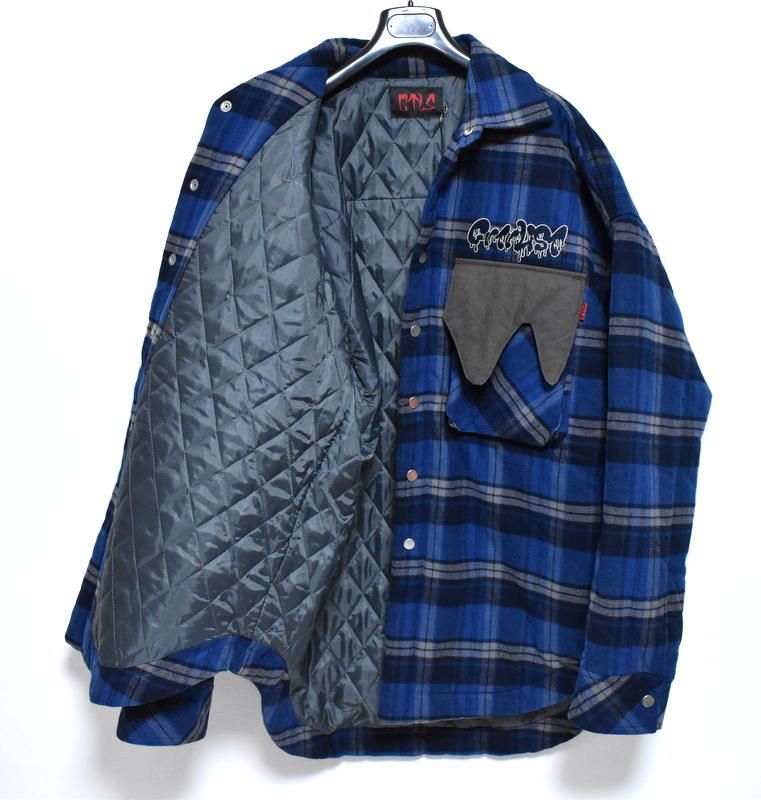 新品 CVTVLIST Drip Check Shirt 2 2201110202 中綿 チェック 