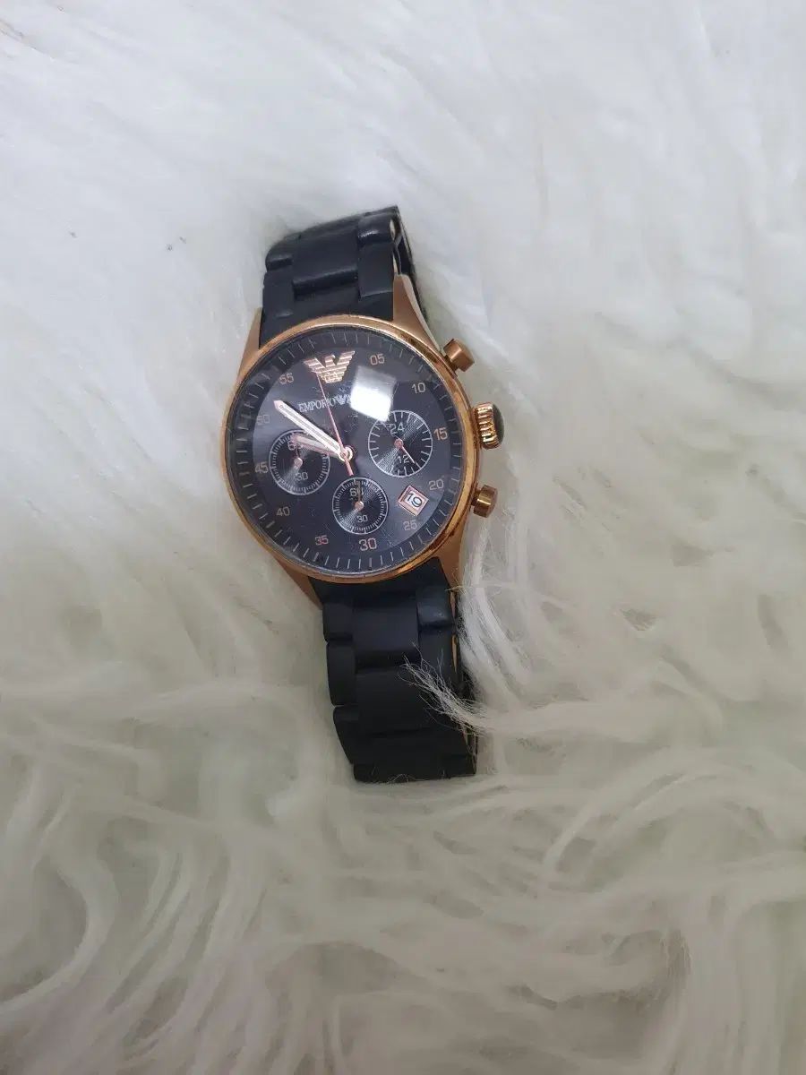 EMPORIO ARMANI エンポリオアルマーニ ARMANI アルマーニ ブラック メタル 時計