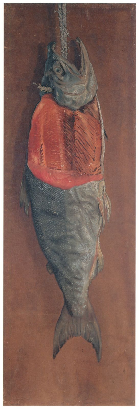 高橋由一_鮭 A3(297㎜×420㎜）アートポスター 日本製 絵画