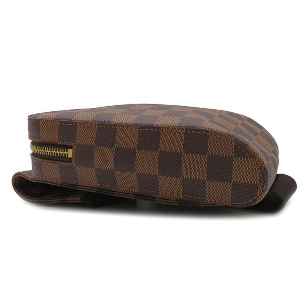 ルイヴィトン LOUIS VUITTON ボディバッグ ジェロニモス ダミエキャンバス ダミエエベヌ ゴールド金具 茶 ウエストバッグ  N51994 CA1025 【箱】【中古】