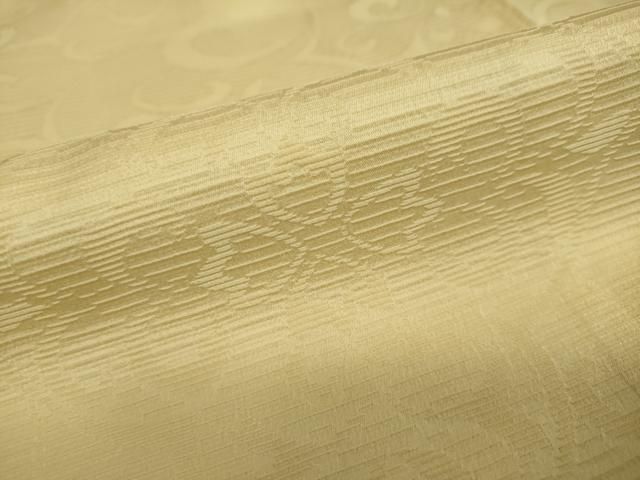 平和屋着物○上質な色無地 洋花地紋 卵色 正絹 逸品 DAAW5311ud - メルカリ