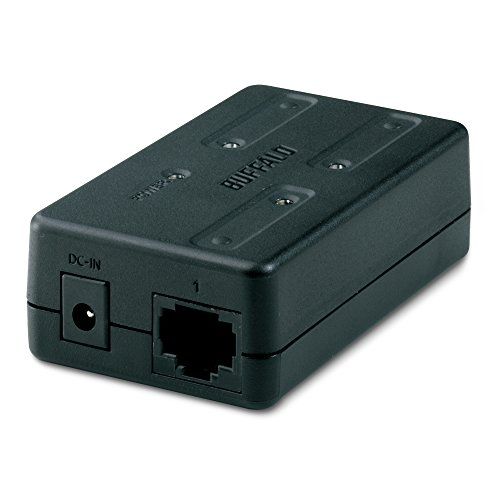 BUFFALO 10|100Mbps対応 プラスチック筺体 AC-USB電源 3ポート ブラック スイッチングハブ LS