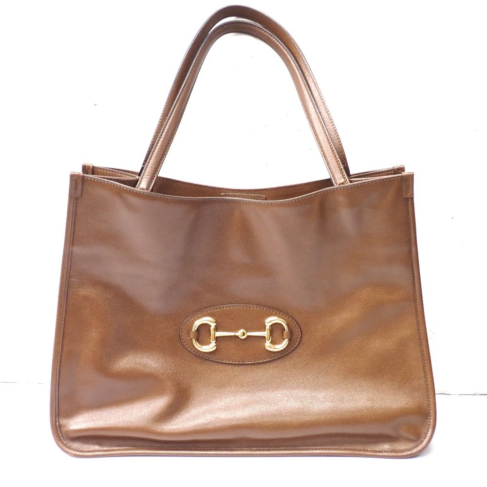 Ft625661 グッチ トートバッグ ホースビット 623694 ブラウン レディース GUCCI