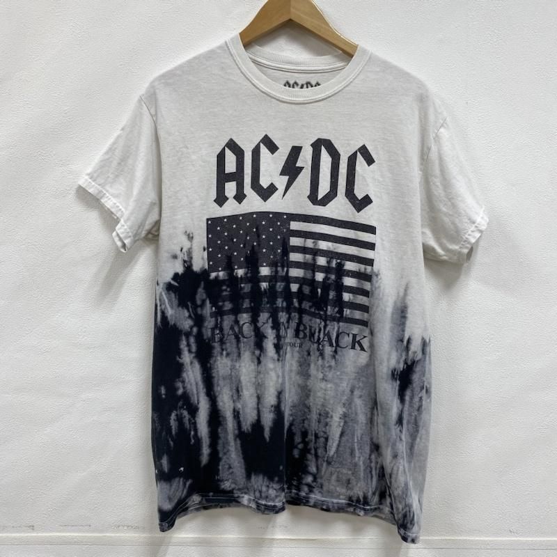 USED 古着 Tシャツ 半袖 ACDC エーシーディーシー バンドTシャツ バンT タイダイ M