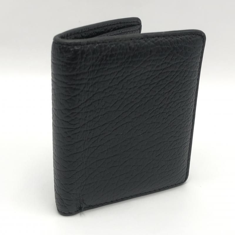 メゾン マルジェラ/MAISON MARGIELA 二つ折り財布 ブラック 新品