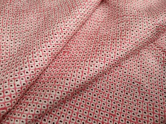 平和屋着物□上質な色無地 作家物 甚三紅色 正絹 逸品 AAAZ2862mf