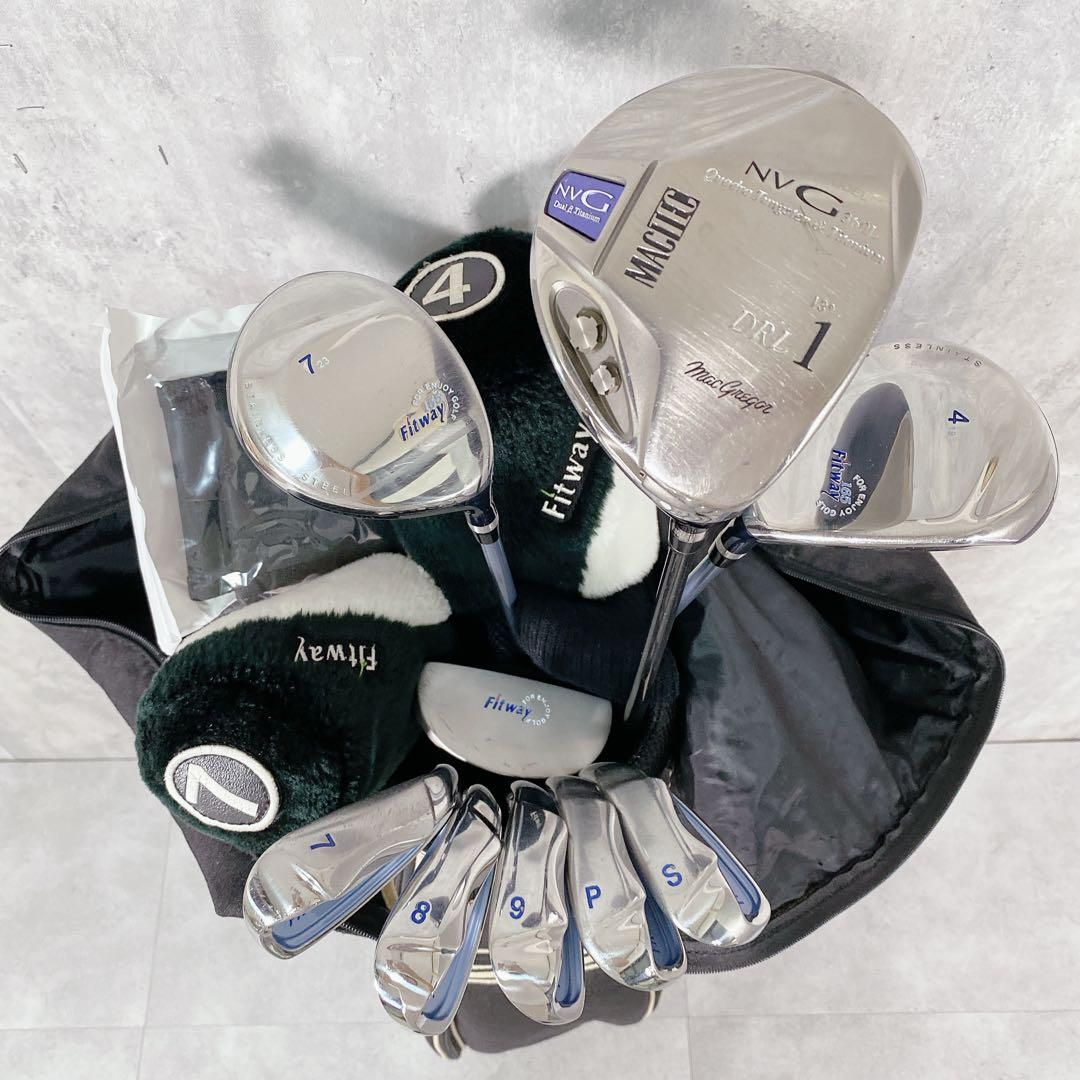 X 604 Fitway マグレガー レディース ゴルフ クラブ セット 10点