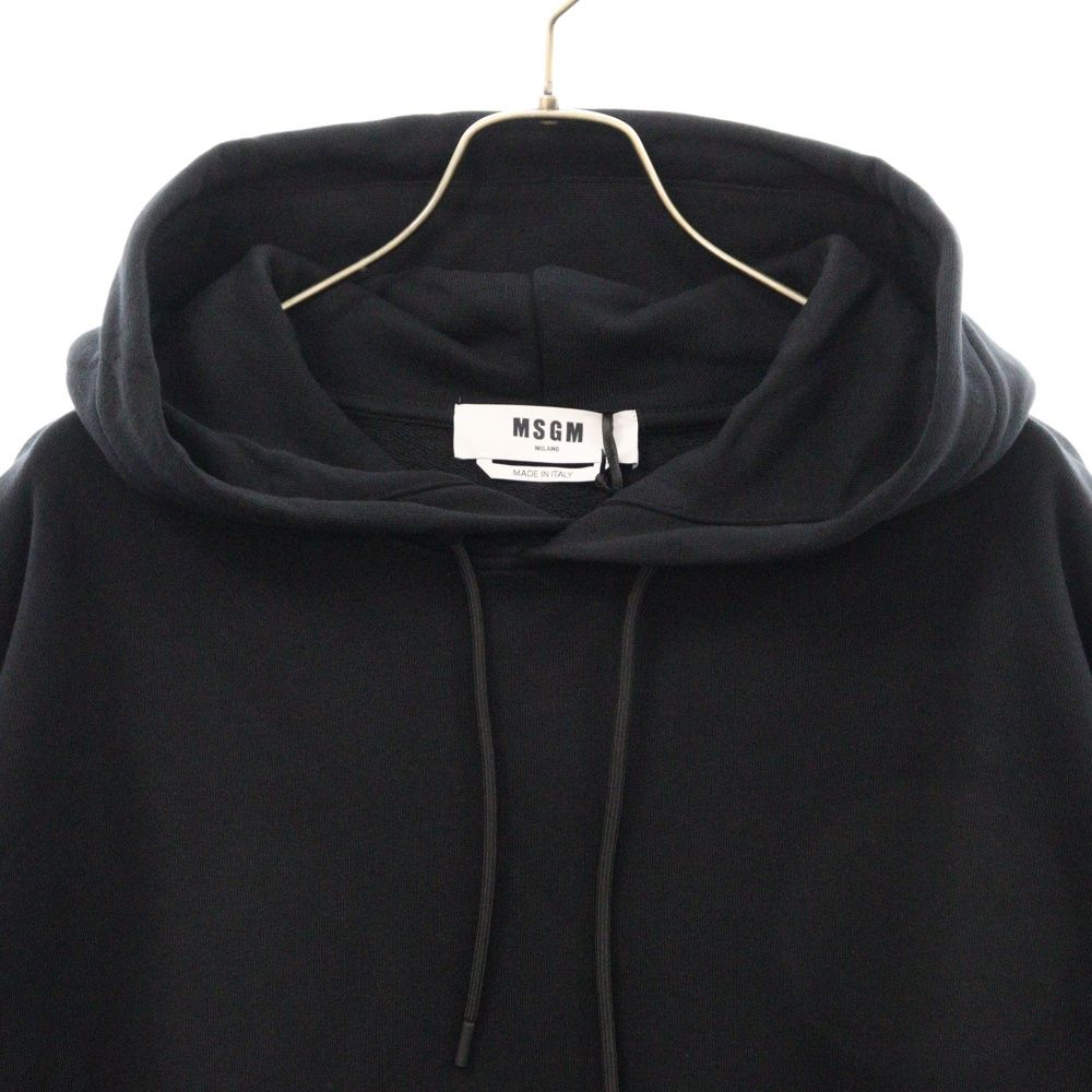MSGM (エムエスジーエム) フードロゴ スウェット プルオーバー