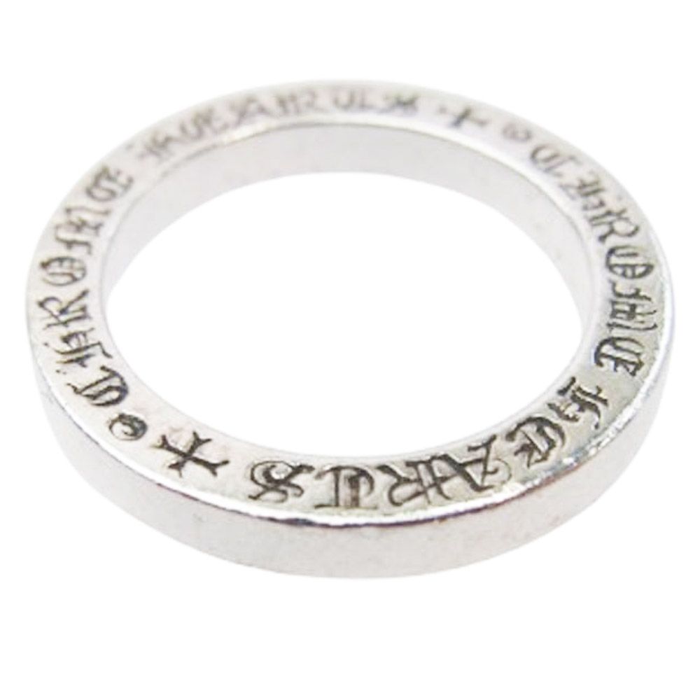 CHROME HEARTS クロムハーツ 原本無 3ｍｍ SPACER PLN スペーサー リング プレーン シルバー系 13号
